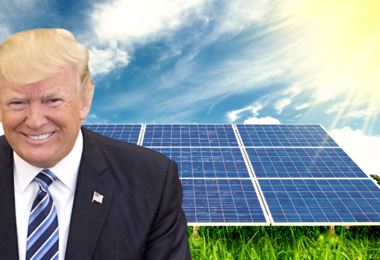 Trump and fate of 30% solar text credit